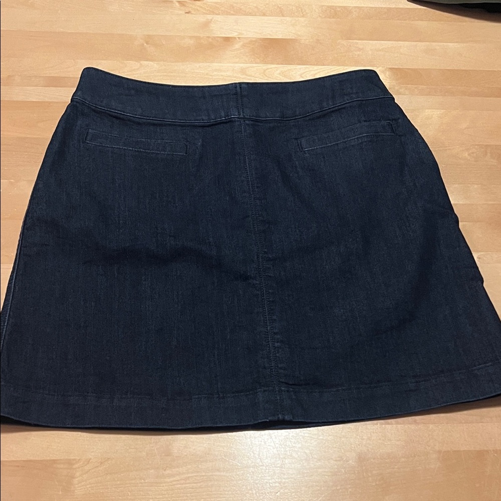LOFT Dark Blue Mini Skirt